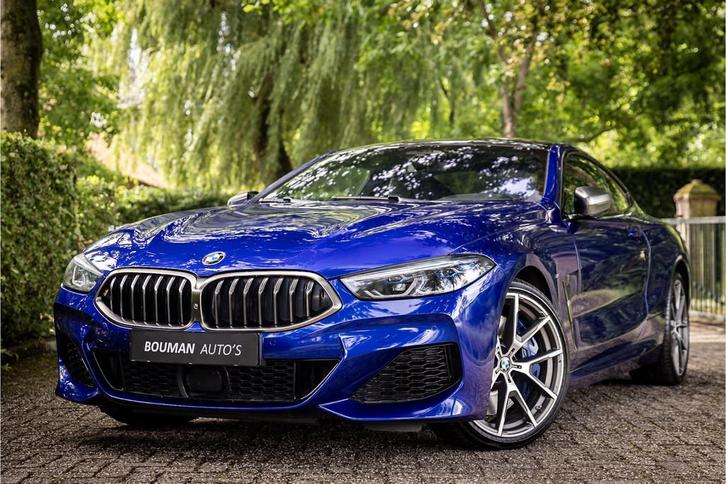 BMW 8 Serie M850i xDrive Individual San Marino Carbon Dak Ad, Auto's, BMW, Bedrijf, Te koop, 8-Serie, 360° camera, 4x4, ABS, Achteruitrijcamera