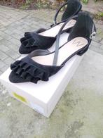 nieuwe schoenen in doos met decoratie voorop, Schoenen met lage hakken, Zwart, Nieuw, Ophalen of Verzenden