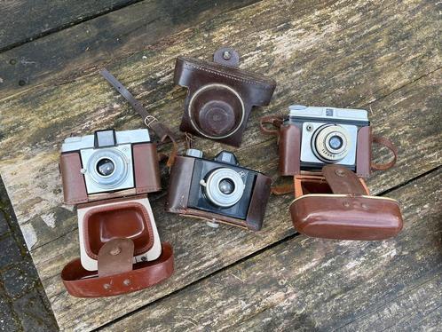 3 oude camera’s samen €15 vintage retro midcentury Agfa, Verzamelen, Fotografica en Filmapparatuur, Fototoestel, 1960 tot 1980
