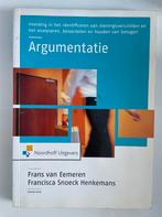 Argumentatie - F. van Eemeren & F. Snoeck Henkemans, Boeken, Ophalen of Verzenden, Beta, Zo goed als nieuw, HBO