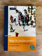 (Studie)boek: Wat is onderzoek?, Ophalen of Verzenden, Zo goed als nieuw, HBO, Boom
