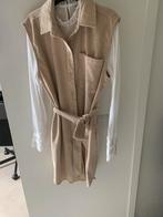 Jurk met blouse, Kleding | Dames, Jumpsuits, Beige, Ophalen of Verzenden, Zo goed als nieuw, Maat 34 (XS) of kleiner
