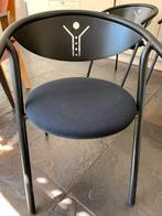 Kantine of spreekkamer stoelen, Huis en Inrichting, Ophalen of Verzenden, Zo goed als nieuw, Zwart, Stof