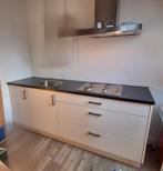 Keukenblok met apparatuur, Gebruikt, Wit, Enkelwandige keuken, Ophalen of Verzenden