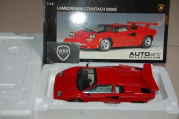 1:18 LAMBORGHINI COUNTACH LP5000S red Autoart 74531 WRH beschikbaar voor biedingen