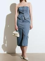 H&M lange spijkerrok rok midirok denimblauw maat 42, Kleding | Dames, Rokken, H&M, Blauw, Maat 42/44 (L), Nieuw