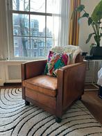 Vintage leather armchair, Ophalen, Gebruikt