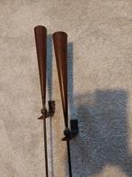 2 Wand waxine-licht houders  staal /metaal, Huis en Inrichting, Woonaccessoires | Kandelaars en Kaarsen, Ophalen, Zo goed als nieuw