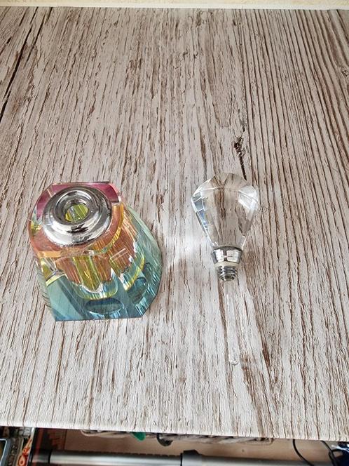 Vintage Kristal Parfumfles, Antiek en Kunst, Antiek | Glas en Kristal, Ophalen of Verzenden