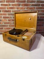 Philips HX472A "Spekkoffer" grammofoon 1947, Ophalen of Verzenden, Philips