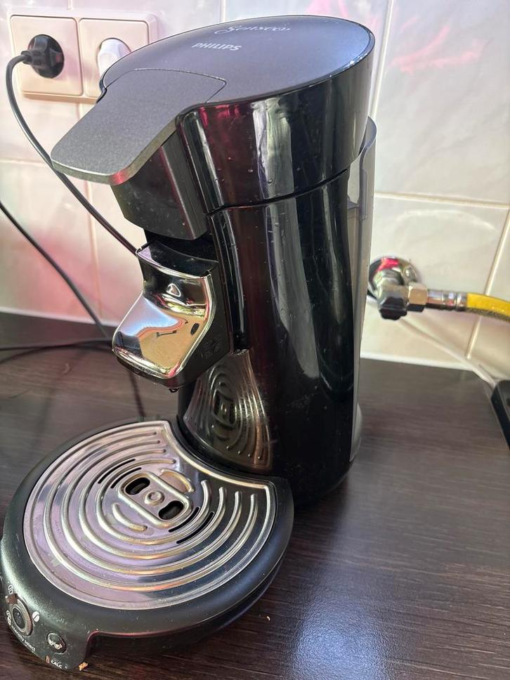 Senseo XL Zwart RVS - Koffiezetapparaat, Witgoed en Apparatuur, Koffiezetapparaten, Gebruikt, Koffiepads en cups, Koffiemachine