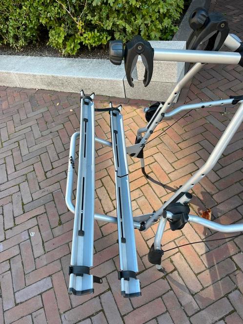 Thule fietsendrager voor achterklep (ClipOn High 9105), Auto diversen, Fietsendragers, Gebruikt, Achterklepdrager, 2 fietsen, Ophalen