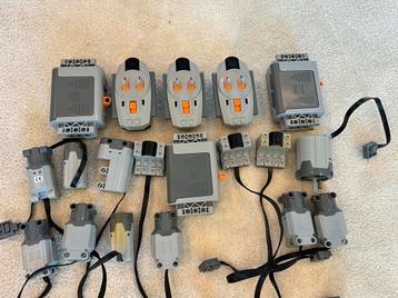 Lego Technic power functions m motor, l motor, receiver etc. beschikbaar voor biedingen