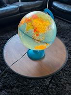 Wereldbol met verlichting, Huis en Inrichting, Woonaccessoires | Wereldbollen, Ophalen of Verzenden, Verlicht, Zo goed als nieuw
