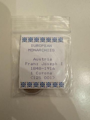 Hongarije 1 corona 1913 zilver zg beschikbaar voor biedingen
