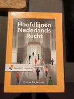 Hoofdlijnen Nederlands Recht - Nieuw!, Ophalen of Verzenden, Gamma, Nieuw, HBO