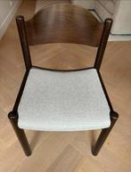 Set (4x) vintage eetkamerstoelen, Bruin, Ophalen of Verzenden, Zo goed als nieuw, Vier