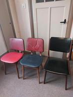 3 vintage stoelen jaren 50 60 Deens Design. Niet gratis, Huis en Inrichting, Stoelen, Ophalen, Gebruikt, Drie