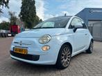 Fiat 500 1.2 Automaat Cabrio 2010 Blauw, Auto's, 1242 cc, 4 cilinders, Handgeschakeld, Particulier