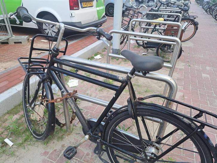 Cortina U4 zwarte fiets / black bike - frame: +- 60/61 cm, Fietsen en Brommers, Fietsen | Heren | Herenfietsen, Gebruikt, Overige merken