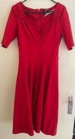Topvintage rode Collectif swingjurk maat L, Kleding | Dames, Jurken, Ophalen of Verzenden