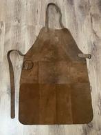 Vintage  Barbecue 100 % Leren Schort -, Ophalen of Verzenden