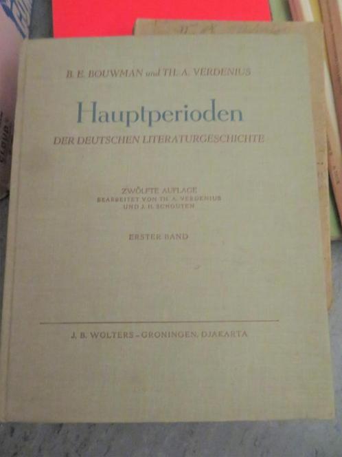 Hauptperioden der deutschen literaturgeschichte Bouwma, Boeken, Taal | Duits, Gelezen, Verzenden