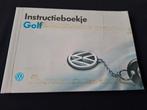 Volkswagen Golf Instructieboekje 1991, Ophalen of Verzenden