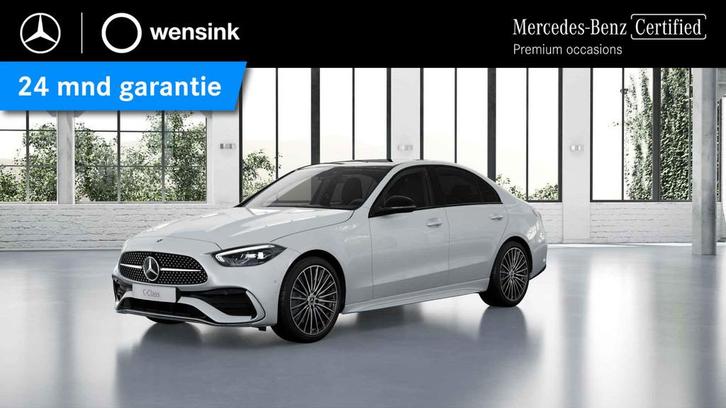 Mercedes-Benz C-klasse 180 AMG Line | Night | Panoramadak |, Auto's, Mercedes-Benz, Bedrijf, Te koop, C-Klasse, ABS, Achteruitrijcamera