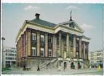 B34 ongelopen ansichtkaart groningen stadhuis, Ophalen of Verzenden, Ongelopen