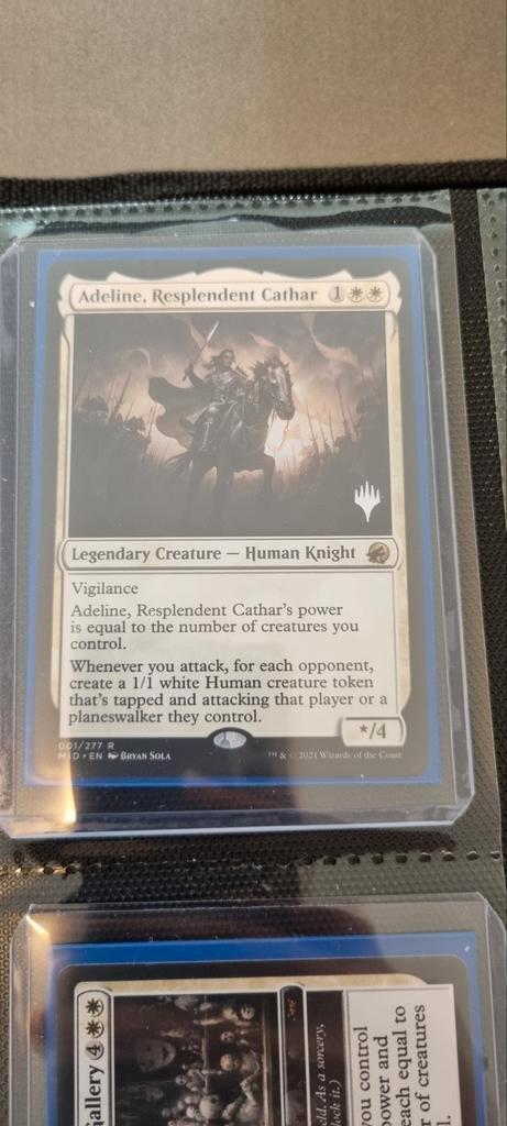 Adeline, Resplendent Cathar - MTG - Near Mint, Hobby en Vrije tijd, Verzamelkaartspellen | Magic the Gathering, Zo goed als nieuw