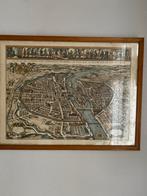 Oude kaart van Parijs, Antiek en Kunst, Kunst | Litho's en Zeefdrukken, Ophalen of Verzenden