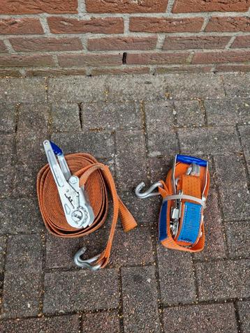 2 spanbanden van 8.5 meter Lifty EN12195-2
 beschikbaar voor biedingen