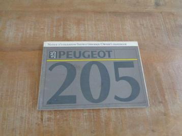 Peugeot 205 ook GTI Handleiding Instructieboekje Nederlands beschikbaar voor biedingen