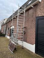 Steiger te huur, werkhoogte tot 8,2 meter met aanhanger, Doe-het-zelf en Verbouw, Steigers, Ophalen, Zo goed als nieuw, Rolsteiger of Kamersteiger
