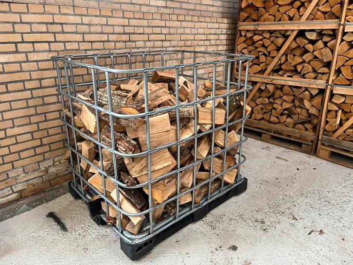 Eiken Haardhout Ovengedroogd - Losgestort Per Kuub, Tuin en Terras, Haardhout, Blokken, Eikenhout, Minder dan 3 m³, Ophalen of Verzenden