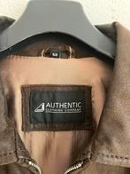 Heren Nubbick Leren Jack, Ophalen of Verzenden, Gedragen, Maat 48/50 (M), Bruin