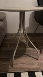 TÅNEBRO IKEA Bijzettafel Licht Grijsbeige 46cm, Ophalen, Rond, Minder dan 50 cm, Zo goed als nieuw