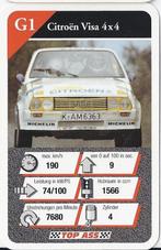 Kw2101 autokaartje autosport citroen visa 4x4 (g1), Ophalen of Verzenden, Zo goed als nieuw, Auto's