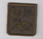 borstembleem 45 Pantserinfanteie bataljon, Ophalen of Verzenden, Landmacht, Nederland, Embleem of Badge