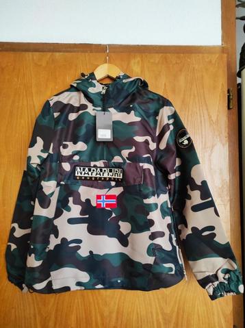 Napapijri windbreker camouflage print maat S nieuw beschikbaar voor biedingen
