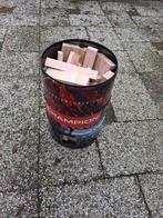 Olievat gevuld met eiken- en beukenhout, Minder dan 3 m³, Ophalen, Eikenhout, Blokken