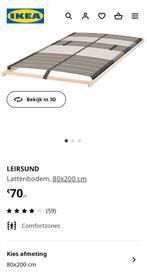 2 lattenbodems 80x200, Huis en Inrichting, Slaapkamer | Matrassen en Bedbodems, 80 cm, Eenpersoons, Zo goed als nieuw, Ophalen