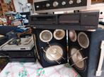 2 geluidsboxen, videorecorder, DVD + diversen, Ophalen, Gebruikt, Overige merken