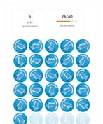 6 volle kaarten, 26 losse zegels te koop, Hobby en Vrije tijd, Spaarzegeltjes, Ophalen of Verzenden, Winkel, Super of Benzinepomp