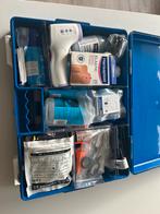 Verbandkoffer groot (blauw) + inhoud, Ophalen, Zo goed als nieuw