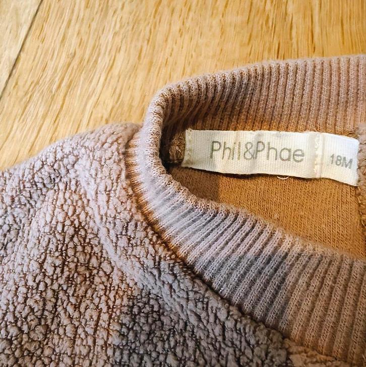 Phil & Phae Sweater Romper - Maat 86/92, Kinderen en Baby's, Babykleding | Maat 86, Gebruikt, Meisje, Truitje of Vestje, Ophalen of Verzenden