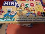 Minni loco Sesamstraat bazesdoos  en 2 boekjes € 10, Kinderen en Baby's, Ophalen of Verzenden, Gebruikt, Puzzelen