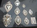 Ex-voto harten, zilver hart, ex voto hart, hart zilveren., Ophalen