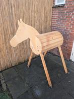 Houten paard (105 cm hoog), Ophalen, Zo goed als nieuw